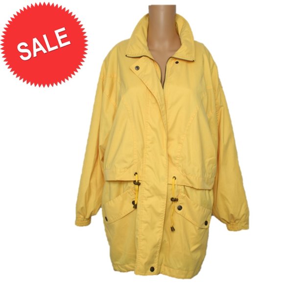 Aeros Jackets & Blazers - Aeros Yellow Oversized Utility Jacket XS